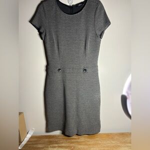 S.Oliver Elegant Gray Midi shift Dress US size 6‎